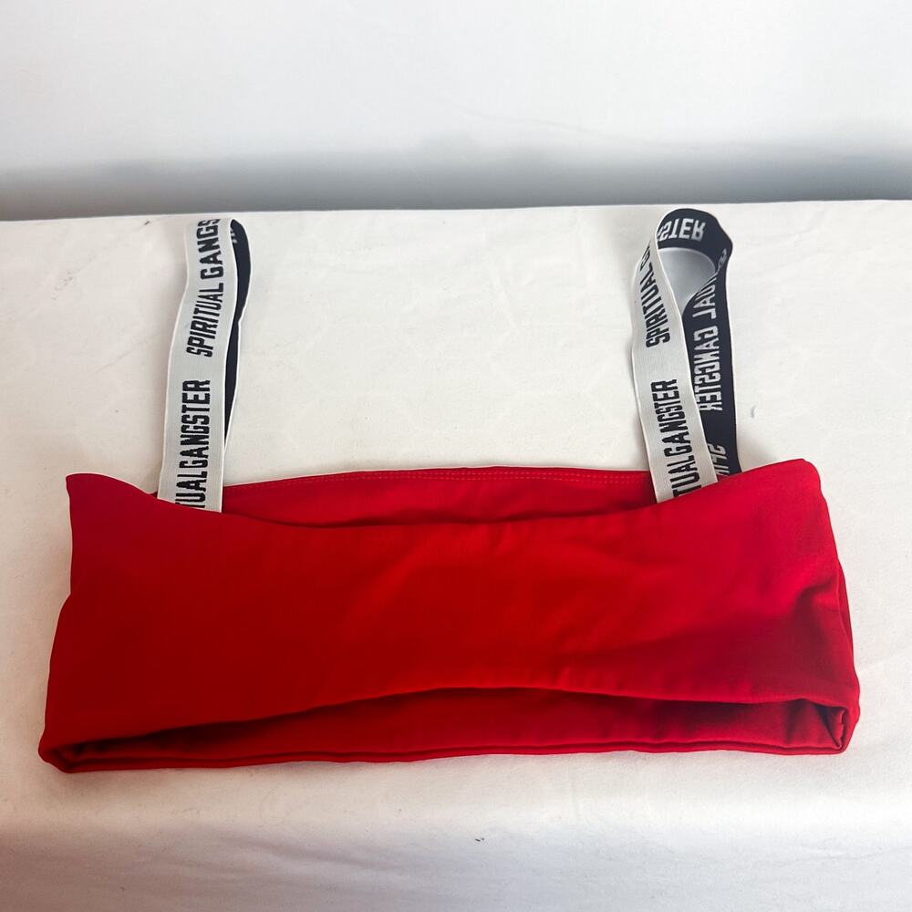 3 FOR $35! 📦 SPIRITUAL GANGSTER Skylar Frame Bra in Crimson Sz. S - Picture 3 of 4
